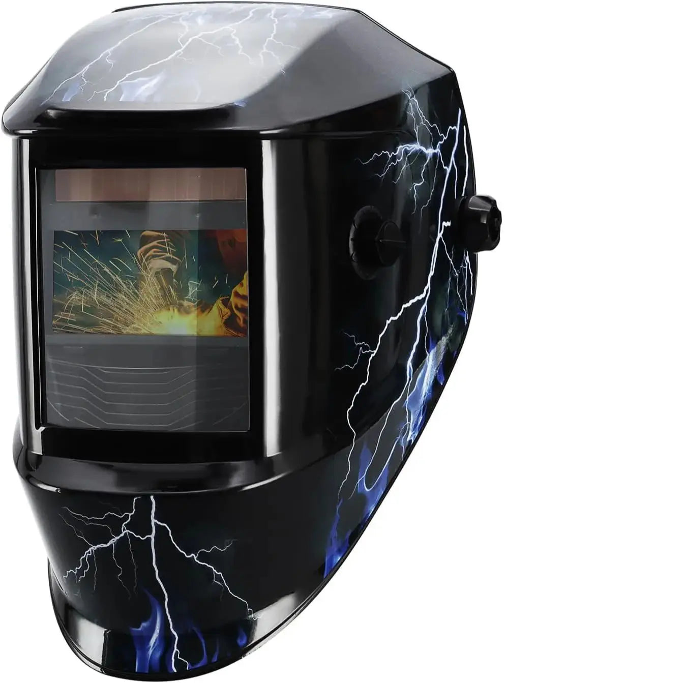 Welding Mask Solar Automatic Dimming Large View True Color  Welder Auto Darkening Welding Helmet