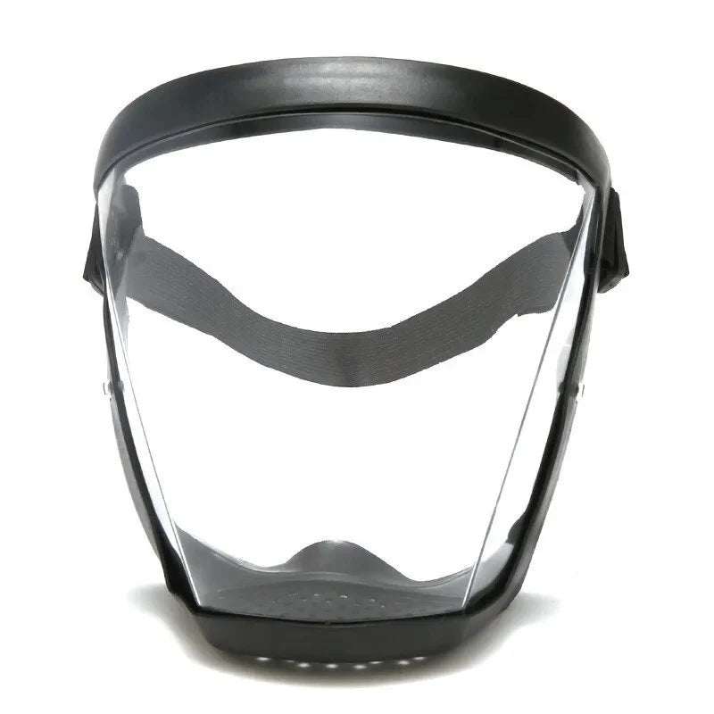 1pc Dust And Anti-Fog Transparent Mask High-Definition Fog-Free Welding Eyewear Head-Mounted Full-Face Protection