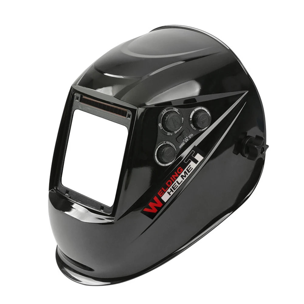 Solar Charging Automatic Dimming Welding Mask Large View True Color Welding Facemask Auto Darkening Facemask for Arc Welding