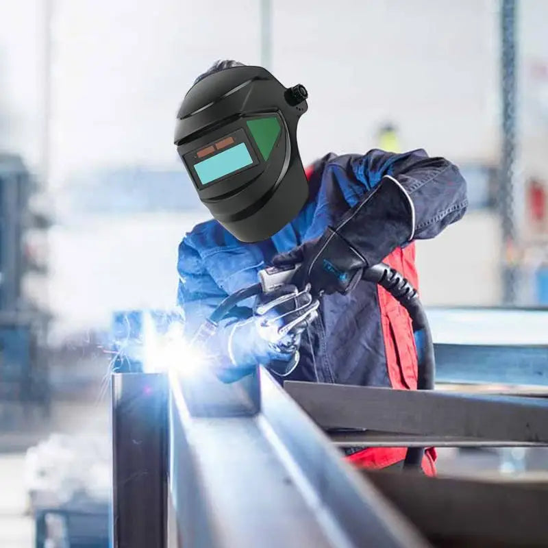 Welding Mask Automatic Dimming Large View True Color High Temperature Resistant Welder Auto Darkening Welding Helmet