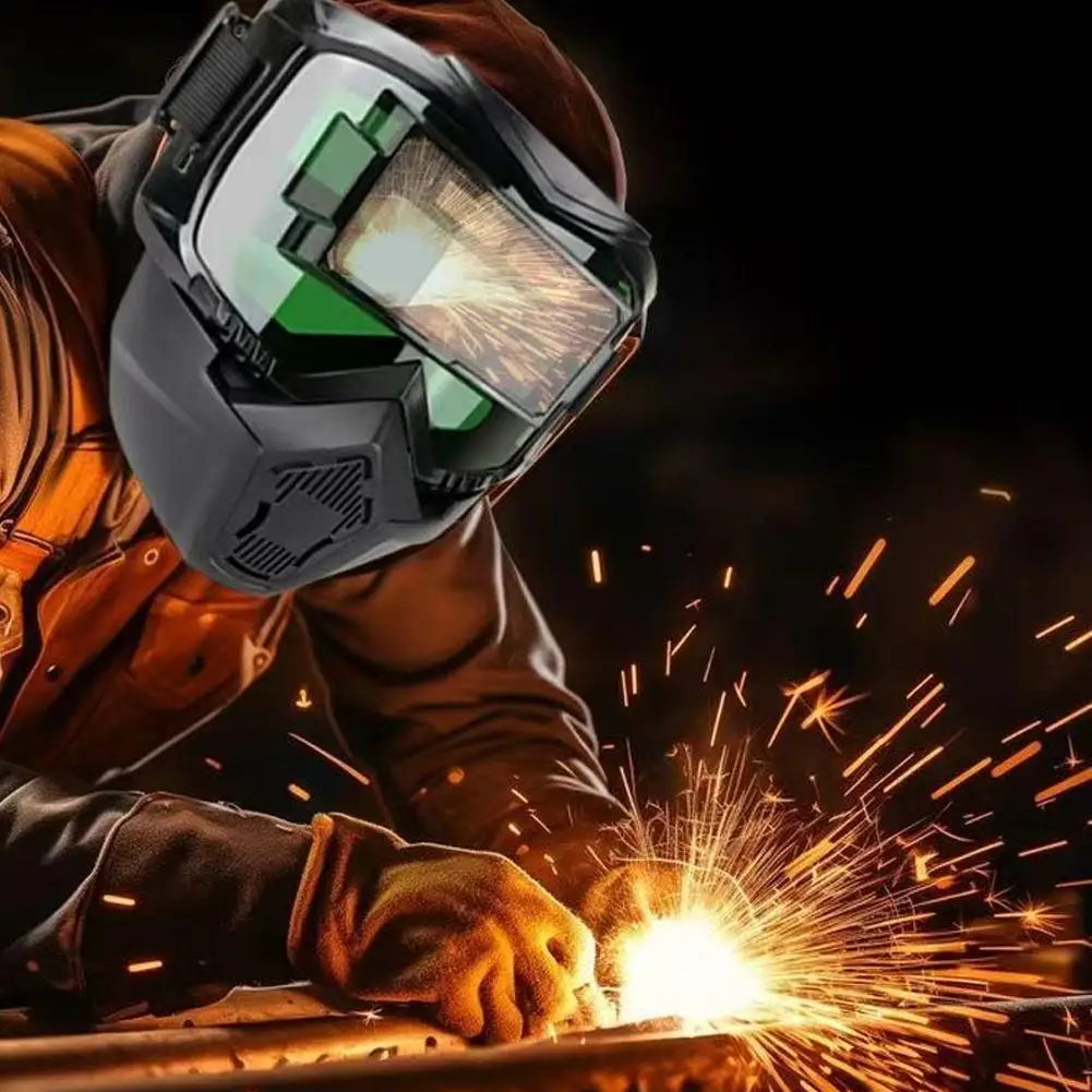 Welding Helmet Auto Darkening Large Viewing True Color Welding Mask Detachable Wide Shade Welder Mask for Welding and Cutting