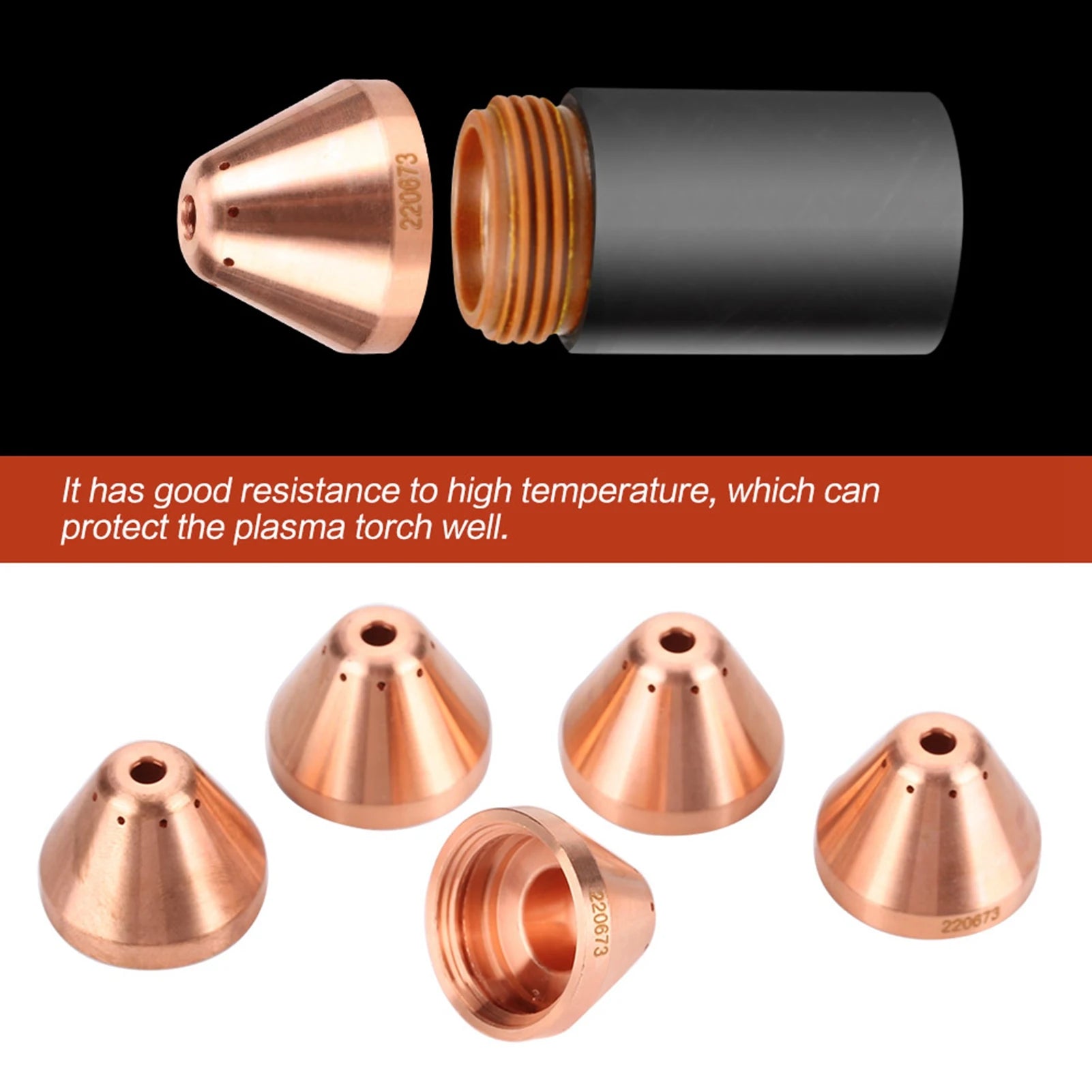 Plasma Consumables Plasma Cutting  Plasma  Cup  for MAX45 Cutting Torch Consumables 220673 Plasma