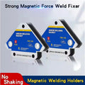 1Pcs 12.5KG Magnetic Welding Holders Strong Magnetic Force Weld Fixer Auxiliary Locator Tools Weld Fixed Positioner Weld Bracket