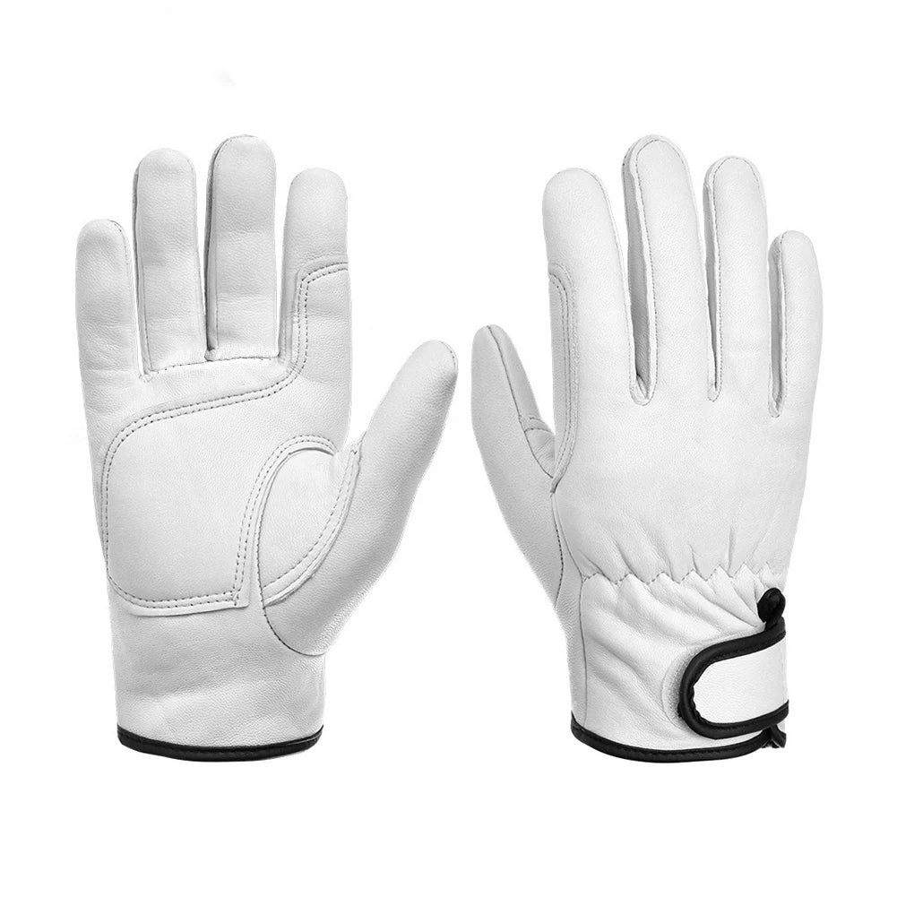 Leather Leather Work High Temperature Heat Insulation Gloves Safety Protection Worker Work Welding Garden  Driver Gloves